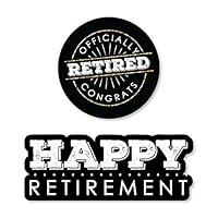 Algopix Similar Product 18 - Big Dot of Happiness Happy Retirement 