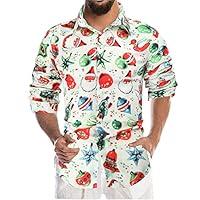 Algopix Similar Product 1 - Mens Long Sleeve Button Shirt Tops