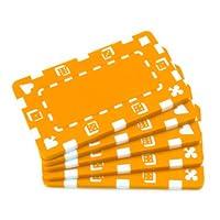 Algopix Similar Product 16 - Brybelly 5 Rectangular Poker Chips 