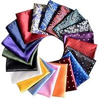 Algopix Similar Product 16 - Pocket Squares for Men 20 Pack Mens