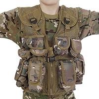 Algopix Similar Product 1 - Kids Army All Terrain Camo Combat Vest