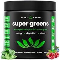 Algopix Similar Product 19 - NutraChamps Super Greens Powder Premium