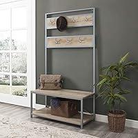 Algopix Similar Product 13 - New 72 Inch Tall Hall Tree  White Oak