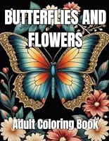 Algopix Similar Product 1 - Butterflies and Flowers Coloring Book