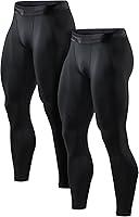 Algopix Similar Product 2 - TSLA Mens Compression Pants Cool Dry