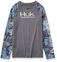 Algopix Similar Product 13 - Huk Youth Double Header Long Sleeve