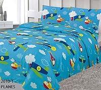 Algopix Similar Product 11 - Elegant Home Multicolors Blue Airplanes
