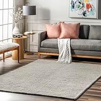 Algopix Similar Product 1 - nuLOOM 6 Square Penelope Wool Braided