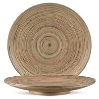 Algopix Similar Product 6 - Bamboo Fruit Bowl 12 Large Round