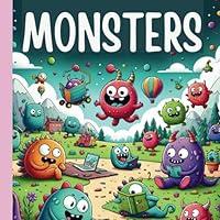 Algopix Similar Product 11 - Silly Monsters  Coloring Book for Kids