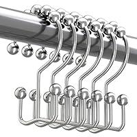 Algopix Similar Product 2 - Titanker Shower Curtain Hooks Rings