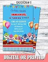 Algopix Similar Product 15 - Baby Shark Girl Boy Personalized