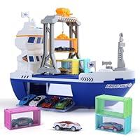 Algopix Similar Product 13 - CUTE STONE Cargo Ship Toy  Gantry