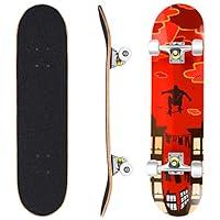 Algopix Similar Product 7 - Hikole Skateboard  31 x 8 Complete