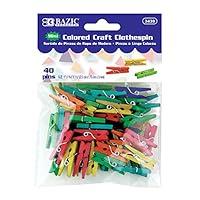 Algopix Similar Product 17 - BAZIC Mini Colored Clothes Pin (50/Pack)
