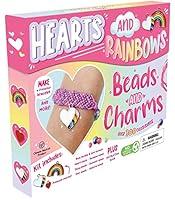 Algopix Similar Product 4 - Hearts and Rainbows Beads and Charms