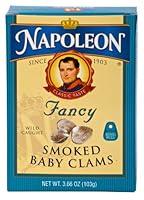Algopix Similar Product 9 - Napoleon Fancy SMOKED BABY CLAMS 366oz