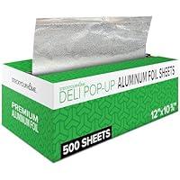 Algopix Similar Product 15 - 500 Count PreCut Deli Aluminum Foil