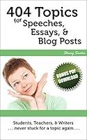 Algopix Similar Product 17 - 404 Topics for Speeches Essays  Blog