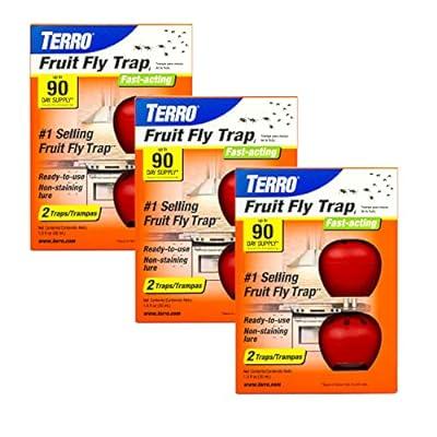 Best Deal for TERRO T2503-3 Ready-to-Use Indoor Fruit Fly Trap