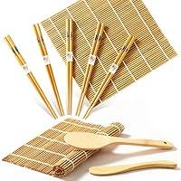 Algopix Similar Product 6 - Sushi Making Kit Delamu Bamboo Sushi