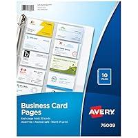 Algopix Similar Product 18 - Avery Clear Business Card Organizer