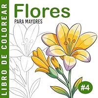 Algopix Similar Product 13 - Flores 4  Libro De Colorear Para