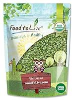 Algopix Similar Product 1 - Organic Green Split Peas 3 Pounds 