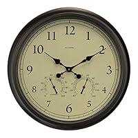 Algopix Similar Product 12 - AcuRite 24inch Weathered Wall Clock