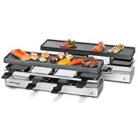 Algopix Similar Product 19 - ROMMELSBACHER RC 1600 RacletteGrill