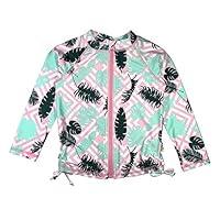 Algopix Similar Product 4 - SwimZip Girls UPF 50 Long Sleeve Zip