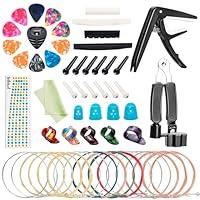 Algopix Similar Product 12 - WTEETB Acoustic Guitar Accessories Kit