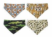 Algopix Similar Product 5 - Dog Bandanas Over the Collar  4 Pack