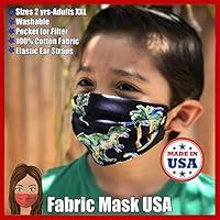 Algopix Similar Product 8 - Dinosaur Face Mask for kids and