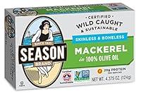 Algopix Similar Product 20 - Season Mackerel in Olive Oil  Skinless