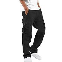 Algopix Similar Product 3 - Fanteecy Mens Cargo Pants Casual Plain