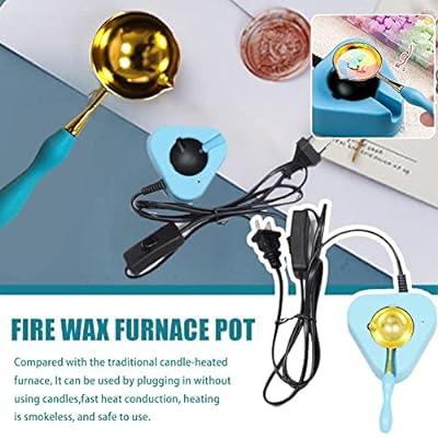 Best Deal for Electric Wax Seal Warmer Wax Seal Stamp Kit with