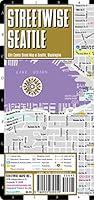 Algopix Similar Product 20 - Streetwise Seattle Map  Laminated City