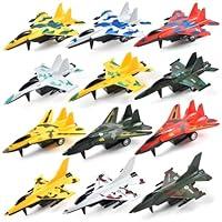 Algopix Similar Product 8 - soimeme 12 Pcs Pull Back Airplane