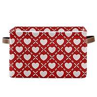 Algopix Similar Product 5 - Valentines Day Red Herat Storage