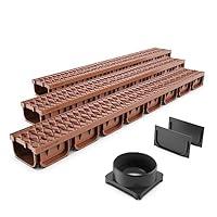 Algopix Similar Product 10 - Vodaland  4 Inch Trench Drain System