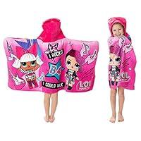 Algopix Similar Product 11 - LOL Surprise Soft Cotton Hooded Bath