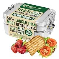 Algopix Similar Product 13 - GreenLunch Bento Stackable Stainless