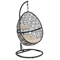 Algopix Similar Product 19 - Sunnydaze Caroline Hanging Egg Chair
