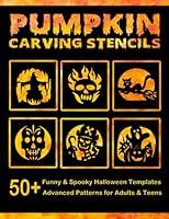 Algopix Similar Product 6 - Pumpkin Carving Stencils 50 Halloween