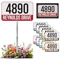 Algopix Similar Product 12 - House Address Sign 8x13 Inch Metal