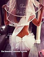 Algopix Similar Product 6 - Bridal Shower Booty Veil Booty Cover