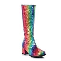 Algopix Similar Product 9 - Girls Summer Rainbow Sparkle 175 Heel