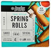 Algopix Similar Product 3 - LUCKY Thai Springrolls, 8.5 OZ
