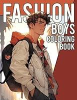 Algopix Similar Product 11 - Fashion Boys Coloring Book Mens